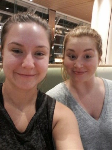 Tokyo airport! Half way there!