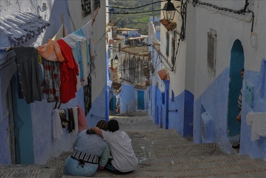 street in chefchaouen