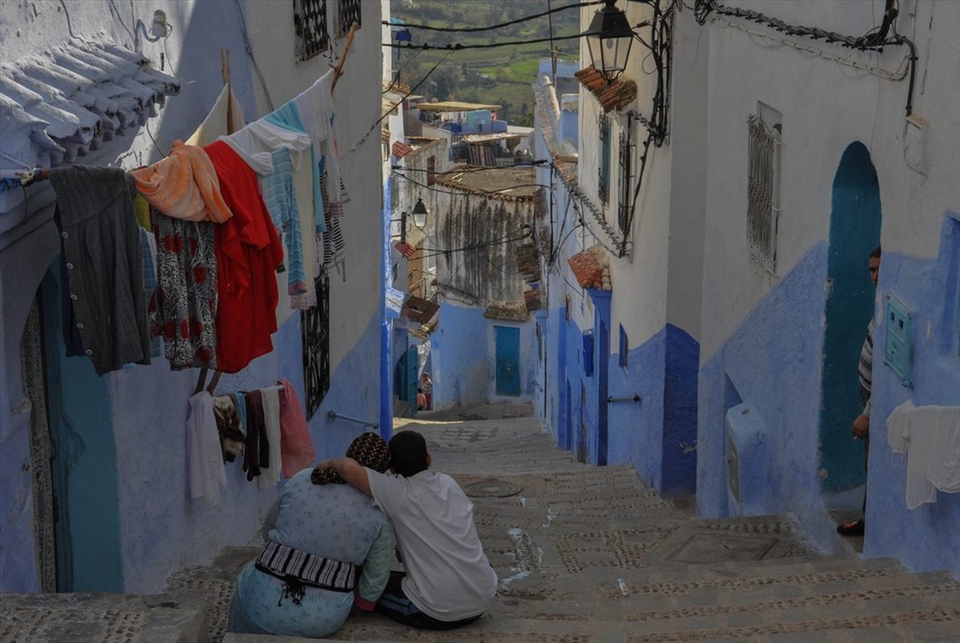 street in chefchaouen