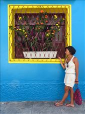 Blue! My sister was drawn in by the vibrant blue color of this house.: by mosaico, Views[260]