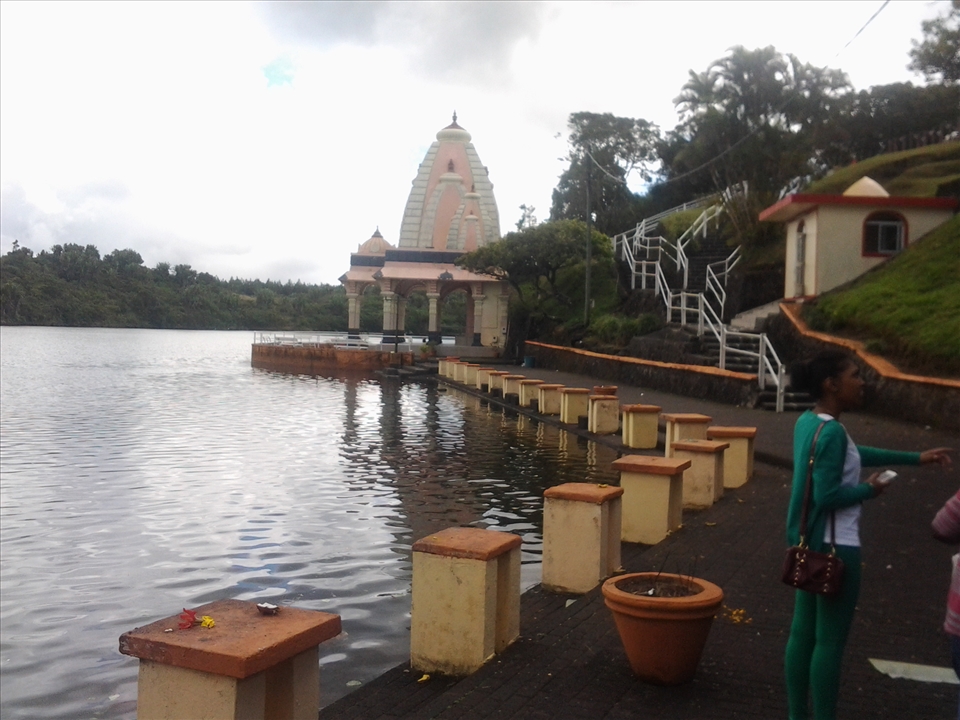 Grand Basin, Mauritius. A historic, religious and pilgrimage area for Indians
