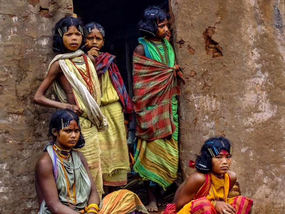 Dongria women are not only strikingly beautiful but strong as well. They contribute inside and outside the household and are on equal footing with their male counterparts; a reason why the bride price is paid to a girl's parents when she gets married which is a unique feature of their tradition. 