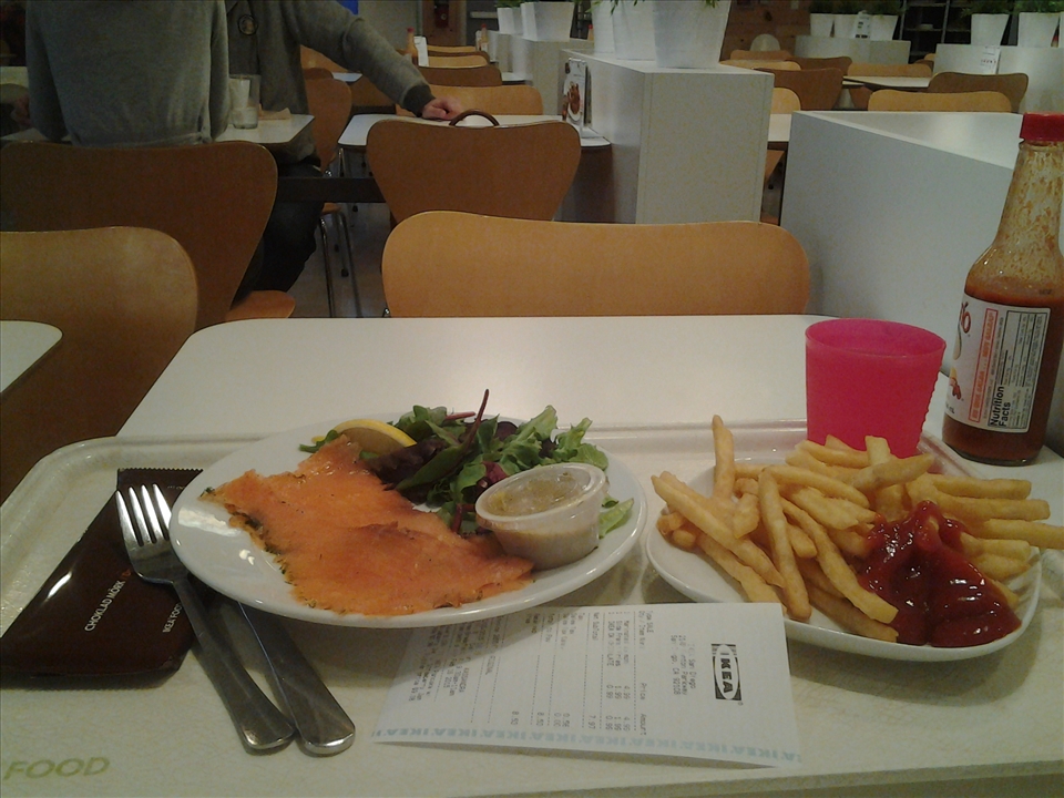 When food is too expensive everywhere else, Ikea. Well, Isn't that what you do?