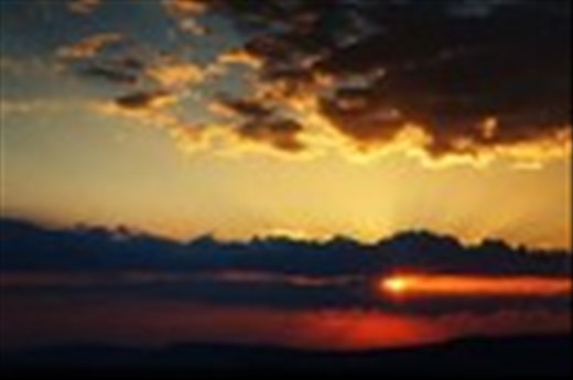 sunset landscape image