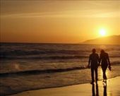 sunset landscape image: by mountain, Views[164]