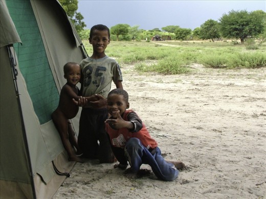 What does the future hold for these San children? There traditional life style is changing; there culture slowly fading with the increasing pressure from the outside world. The small huts have been replaced by tin roofed sheds, the days of hunting replaced with changing out of western style clothing and performing for tourist. More and more of the young adults are moving to the larger cities for employment. Hopefully the knowledge and language is passed on to a few who can preserve it for future