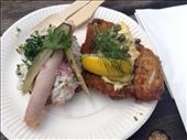 There was a big food festival opposite my hotel in Copenhagen. Open sandwiches are traditional Danish fare. I also stocked up on cheese and salami for the days ahead.: by mrandrew, Views[223]