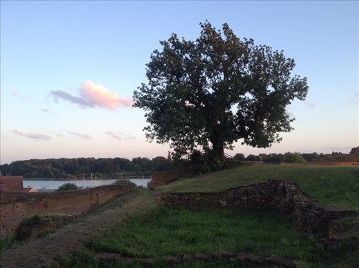 Exploring some ruins at the end of the day