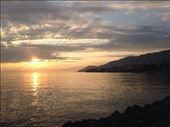 Sunset over lake Geneva - taken as I ticked over 200kms: by mrandrew, Views[318]