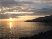 Sunset over lake Geneva - taken as I ticked over 200kms: by mrandrew, Views[231]