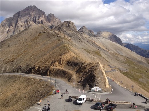 The pass at Galibier