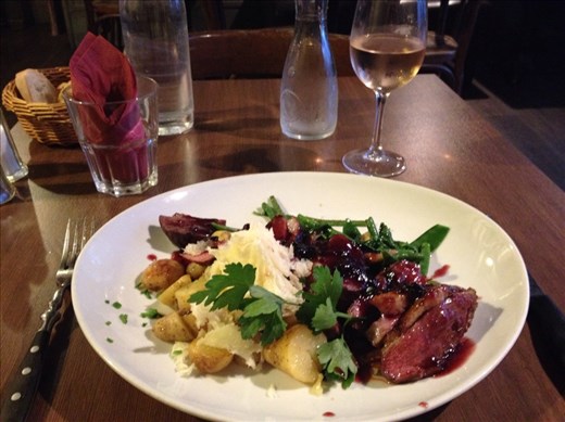 The food in Valence was the best