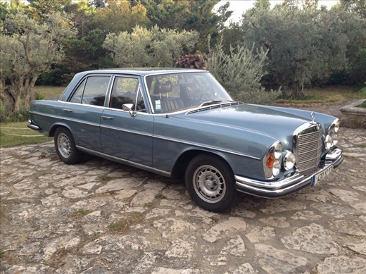 My host in Arles had collected old Mercedes - I went for a ride in this one.