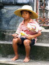 We came across a young boy who had a basket of goodies for sale. He was not a happy little chappie He was about 4. He had a look on his face that spoke  many words to me  especially “I hate my life”. Poor little kid you could see he was wishing we (the tourists) would just go away.: by mrsgee, Views[533]