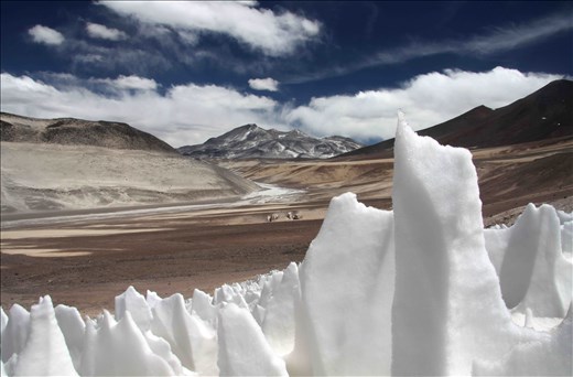 The park kept its most impressive jewel till the last moment. Towering shards of ice erupted from the desert floor at an altitude of 5200m. This park was a mystical landscape that made us feel alive!