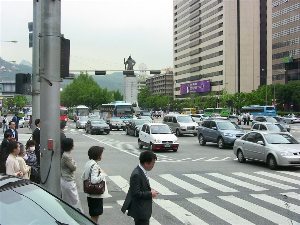 Morning Rush Hour in Seoul