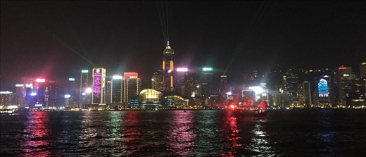 Hong Kong light show 