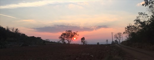 Central Thailand sunset