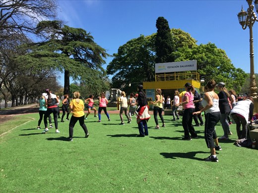 Zumba in the park