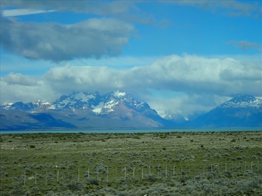 We were surrounded by the mountain range
