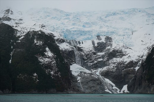 We entered Glacier Alley during a snowstorm.  I got few pics as a result.