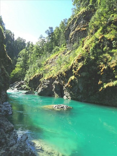 Where I jumped into the glacier fed water