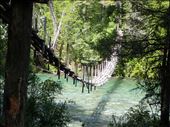 The very rickety bridge across Rio Azul: by mtmmeyer, Views[185]