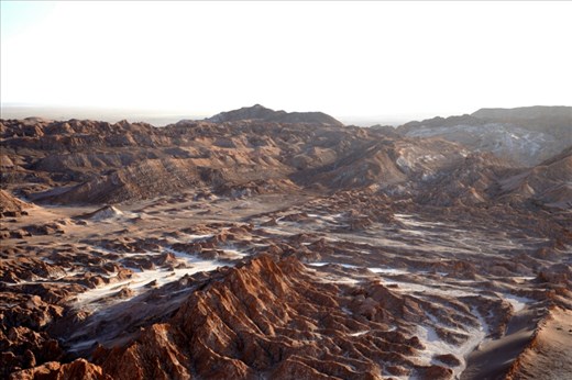 Before the sun set over the valley