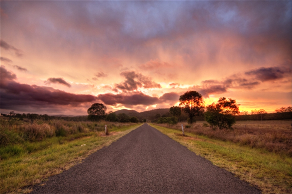 Outskirts of farming communities create some beautiful landscapes