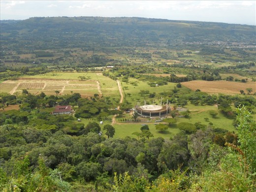  Lush pastures and fertile land seen from Subukia Viewpoint.