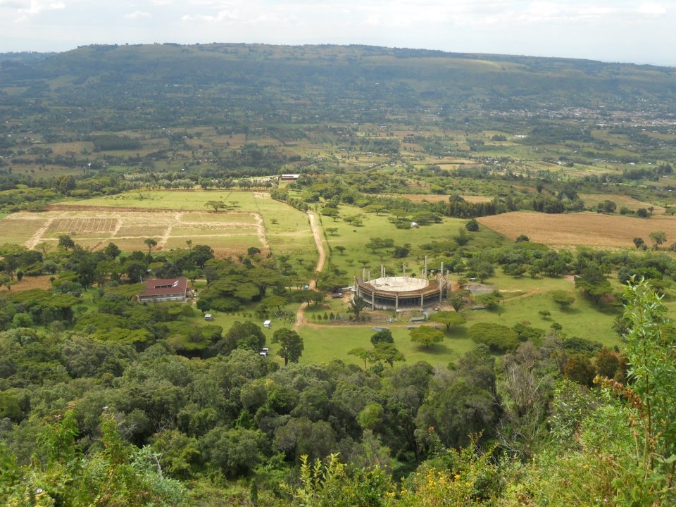  Lush pastures and fertile land seen from Subukia Viewpoint.
