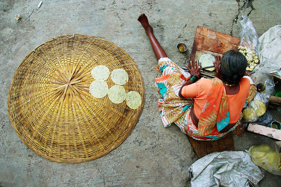 Lijjad pappad made in Dharawi slums..