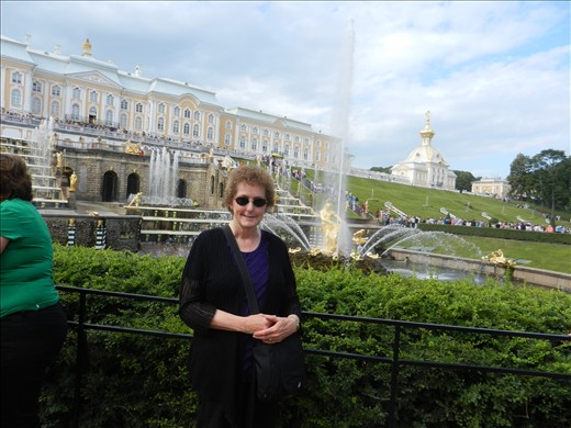 This is me at Peterhov Palace yesterday