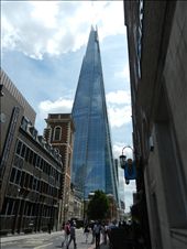 This is a picture of the Shard in London. So tall, it is hard to get a good shot: by musicaladventures, Views[354]
