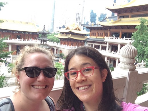 We went to Jing'an Temple, an old Buddhist temple that was essentially destroyed during the Cultural Revolution and turned into a plastics factory.  The temple was converted back to a temple in the 80s and the restorations were only completed in 2010.  It was absolutely stunning.  There was a 3 meter high sterling silver Buddha that weighed 1.8 tons!