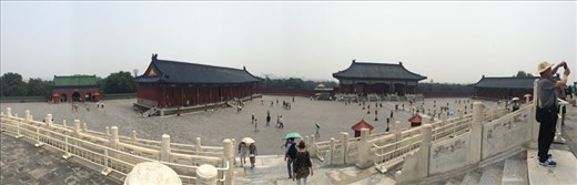 The grounds at the Temple of Heaven, a place of worship and sacrifice used for emperors to pray for a good harvest. 