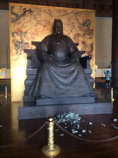 The Ming Tombs where 13 of the 15 Ming emperors are buried.  