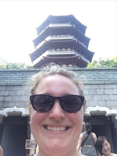 The lake is surrounded by at least a couple dozen pagodas and temples but Feifeng was definitely one of the tallest ones.  We walked in where they had some of the original foundations of the pagoda that were hundreds of years old.  We walked up to the top and got a beautiful view of West Lake and Hangzhou city.