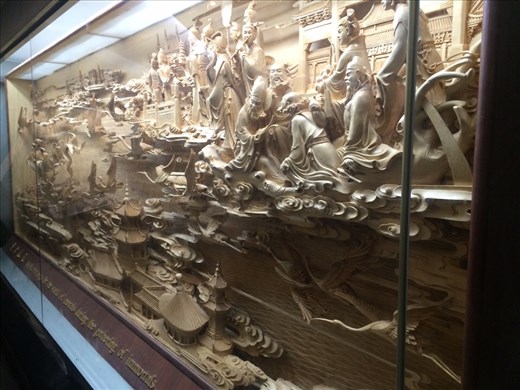 The lake is surrounded by at least a couple dozen pagodas and temples but Feifeng was definitely one of the tallest ones.  We walked in where they had some of the original foundations of the pagoda that were hundreds of years old.  We walked up to the top and got a beautiful view of West Lake and Hangzhou city.