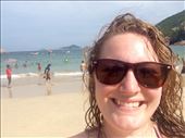 It has been so hot in Hong Kong we finally decided to take a trip to the beach!  It was a 30 min bus ride with a beautiful view on the way there and an even more incredible view once we got there!  It was absolutely breathtaking!: by mwollak, Views[216]