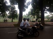 A view of Ho Kiem Lake in Hanoi (complete with mopeds whizzing by!): by mwollak, Views[220]
