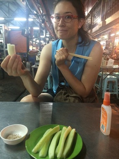 We went out for dinner and Jeanette had the national dish, Pho, which is a noodle soup.  