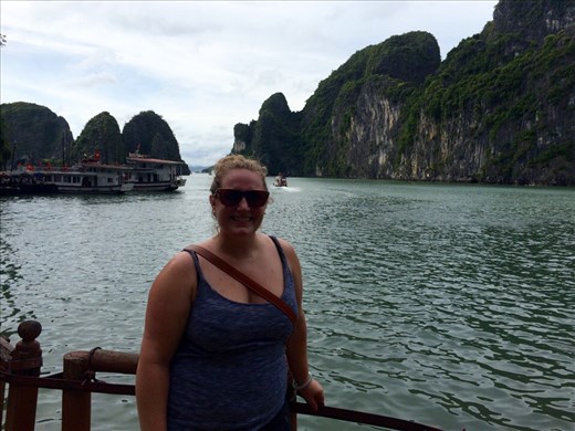The view of Ha Long Bay from the cave.