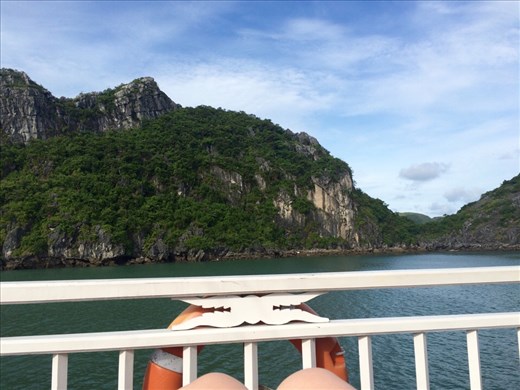 Cruising through the bay