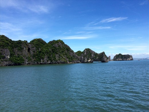 Cruising through the bay