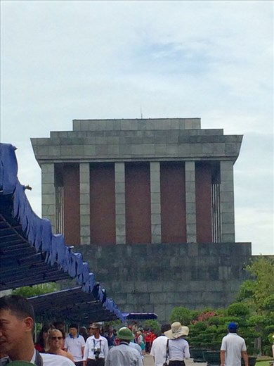 Ho Chi Minh mausoleum where his body is preserved