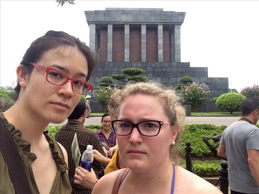 Ho Chi Minh mausoleum where his body is preserved