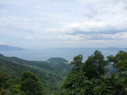 We went motorbiking through Hai Van Mountain pass and this is the view from the top of the mountain