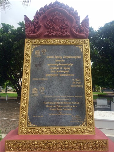 Located in the haunting halls of an old school was the Toul Sleng Genocide Museum in remembrance of those tortured and killed during the brutal reign of the Khmer Rouge Regime