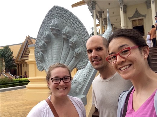 The beautiful architecture of the royal palace. 